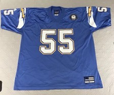 Adidas VTG CHARGERS #55 SEAU 40yrs Anniversary 1961-2000 Jersey Size XL