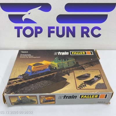 FALLER 3853 E-TRAIN DUMPING STATION VINTAGE! RARE!