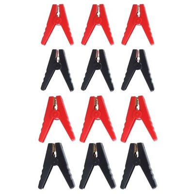 6pcs Brass Alligators clip Upgrades for Secure Battery Testing & Electrical