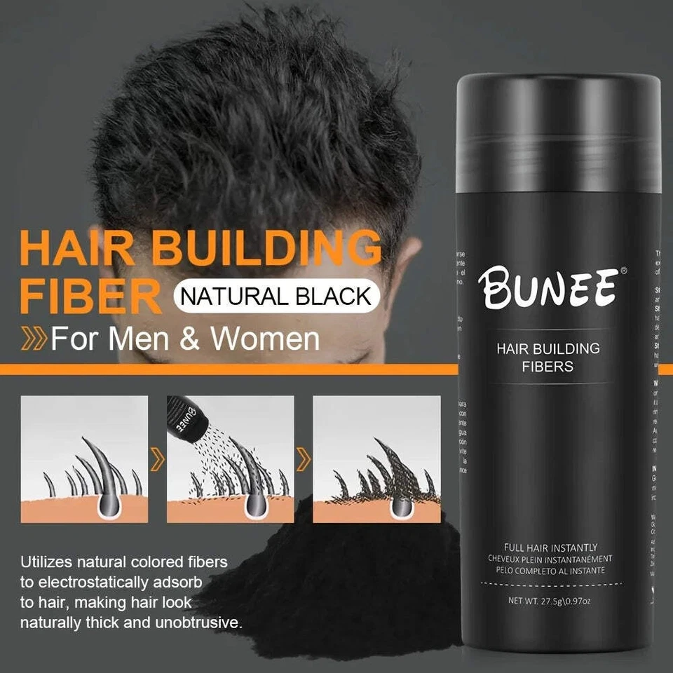 Men's Hair Thickening Fibers | BUNEE Natural Hair Fiber - Image 3 of 4
