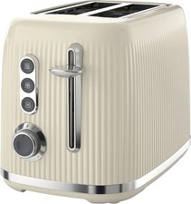 Breville Bold 2 Slice Toaster with High-Lift & Wide Slots | Cream...