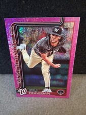 2025 Topps Series One Kyle Finnegan Pink Holofoil #254 Washington Nationals