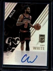 2020-21 Panini Donruss Elite Coby White Signatures Auto Autograph #/49 Bulls