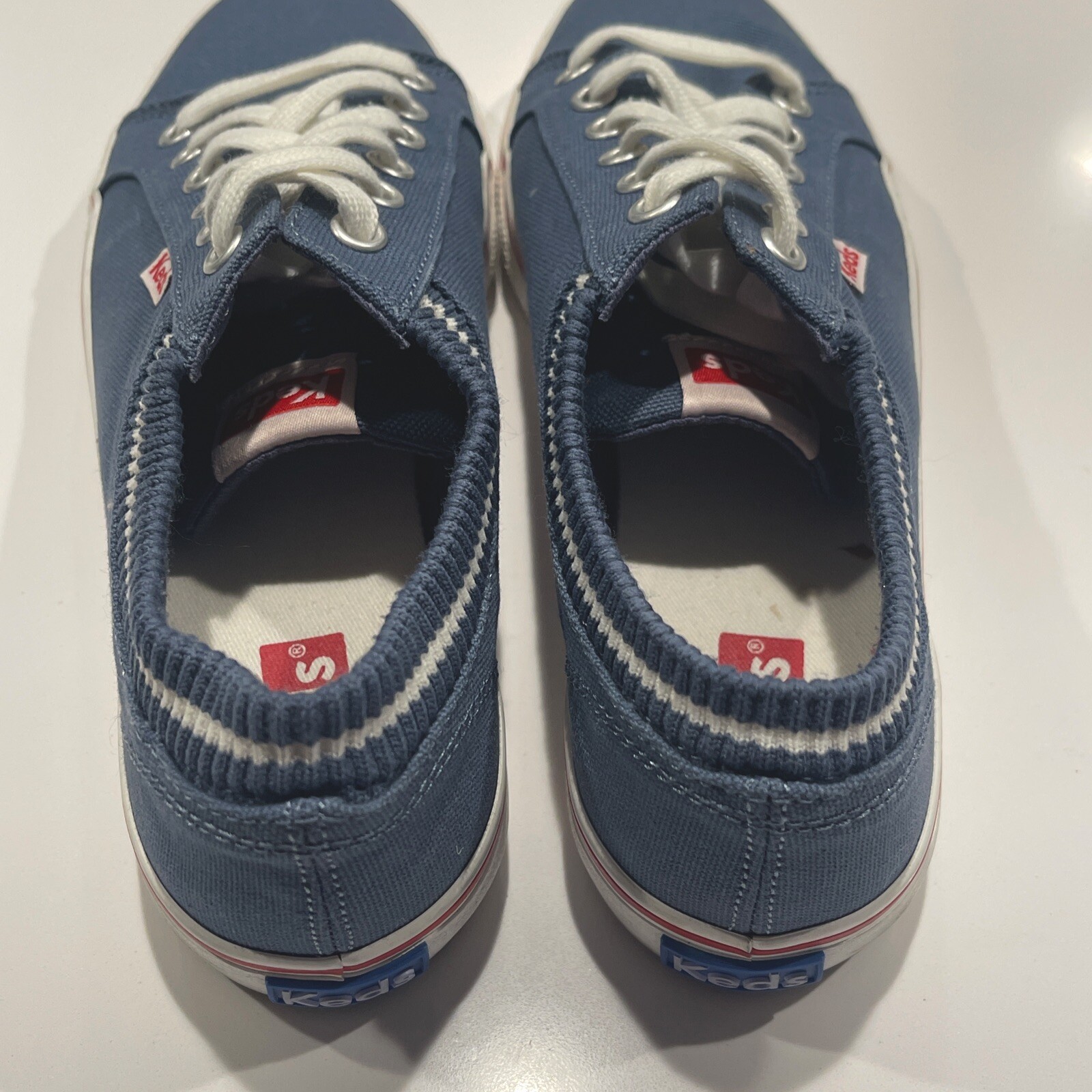 Keds Softerra -Blue Lace Up Sneakers-Womans Size 7.5 | eBay