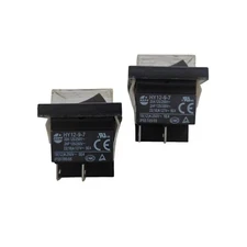 2pcs HY12-9-7 Push Button Switch for KEDU HY12-9-7 HY12-9-4 125/250V 4-Pins