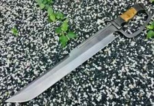 20" CUSTOM HANDMADE 5160 SPRING STEEL FULL TANG HUNTING SURVIVAL BOWIE KNIFE