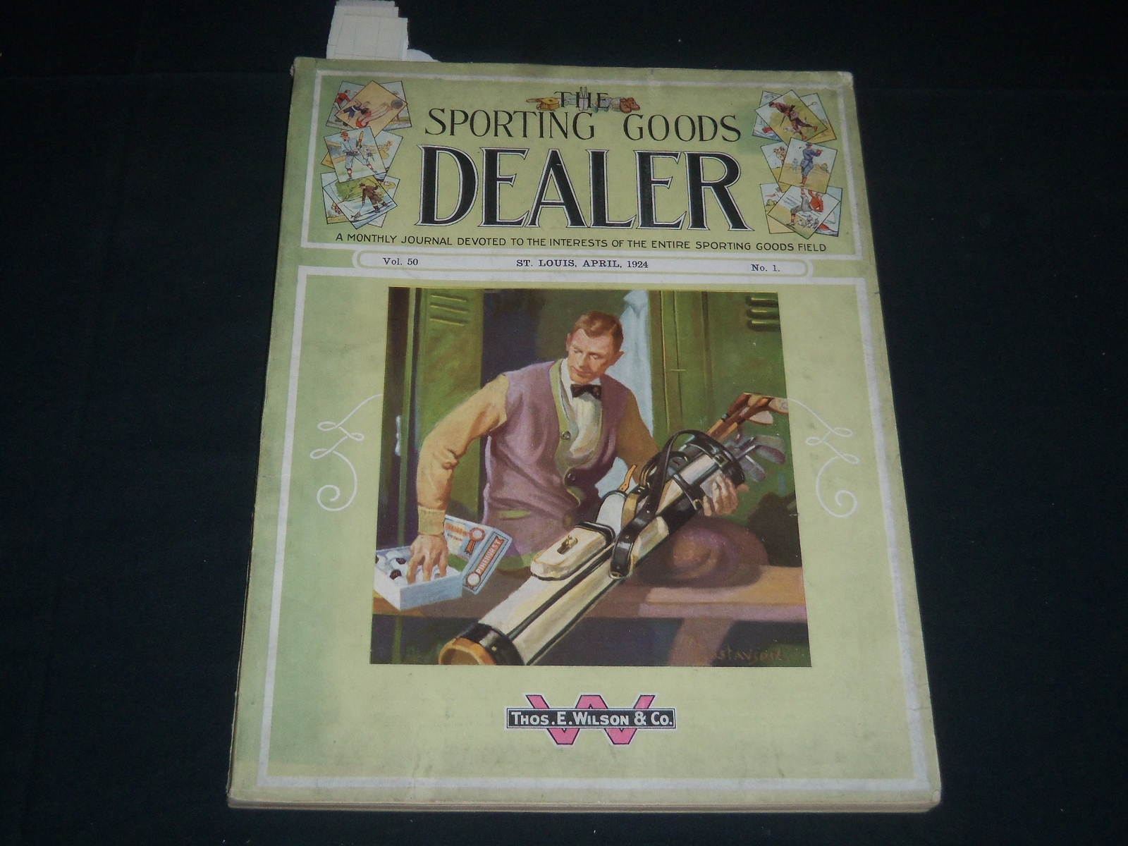 1924 APRIL THE SPORTING GOODS DEALER MAGAZINE GREAT PHOTOS & ADS J