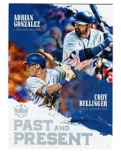 2018 Panini Diamond Kings Past and Present #3 Adrian Gonzalez Cody Bellinger