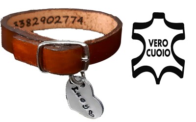 Collare Animale Personalizzato Collare Cane Gatto Personalizzato Riflettente - Con Targhetta Nome E Telefono, Taglie Diverse, Blu Collari Cuccioli - Foto 2