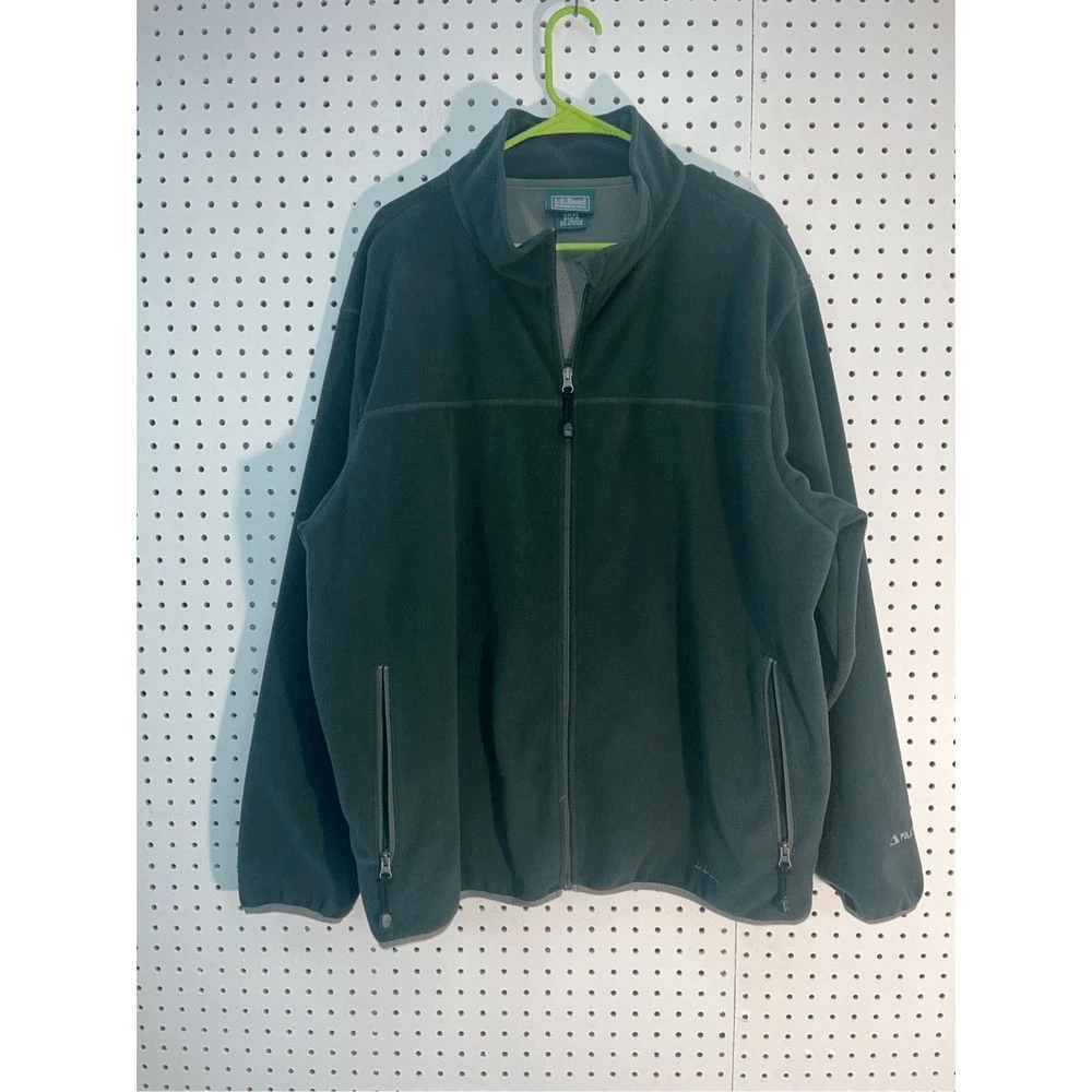 L.L Bean zip up polartec fleece jacket
