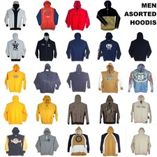 Vintage, Assorted Men's Light Jacket Hoodies, Long Sleeves Limited Sizes 