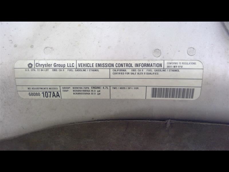 09-14 Dodge RAM OEM MOPAR Fuel Pump 55398693AD 175233 for sale 