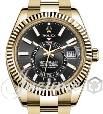 Rolex Sky-Dweller 42mm Black Yellow 