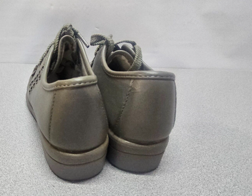 New Soft Spots Bonnie Lite Women Size 6 M Taupe Loafer Shoe Oxford Casual Work - Picture 8 of 9