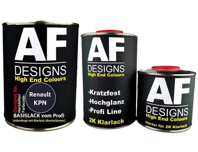 FÜR Renault KPN Gris Titanium Metallic 2,5L Autolack Set Klarlack Härter