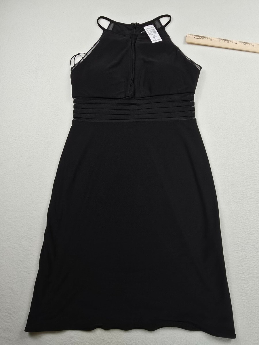 nightway halter dress Black Metallic Sequin Halter Gown