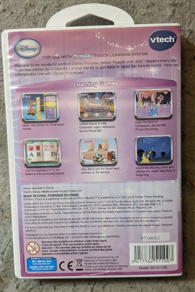 Disney Princess [VTech MobiGo] with Case - Image 2 of 3