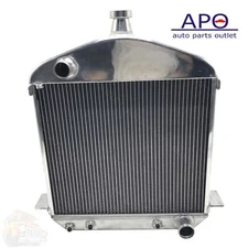 Full Aluminum 2 Row Racing Radiator For 1917-27 Ford T Bucket Model T / Model TT