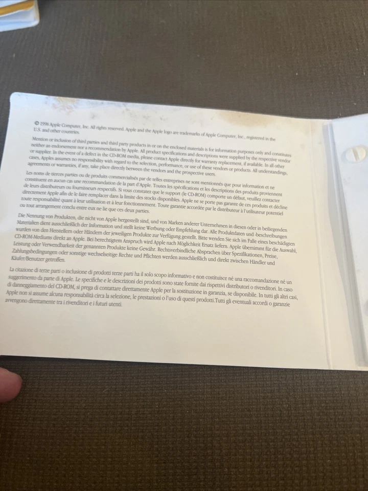 Vintage Apple iMac G3 install/restore CD v1.0 (Mac OS 8.5) G3 iMac Media Packet - Image 2 of 4