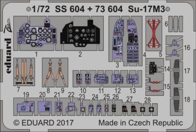 MW22 EDUARD SS604 SU-17M3  1/72 ZOOM SET for MODELSVIT