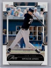 2024 Panini Three and Two Spencer Jones /99 Prospect #89 Yankees