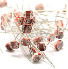 20PCS Photoresistor LDR CDS 5mm Light-Dependent Resistor Sensor GL5516