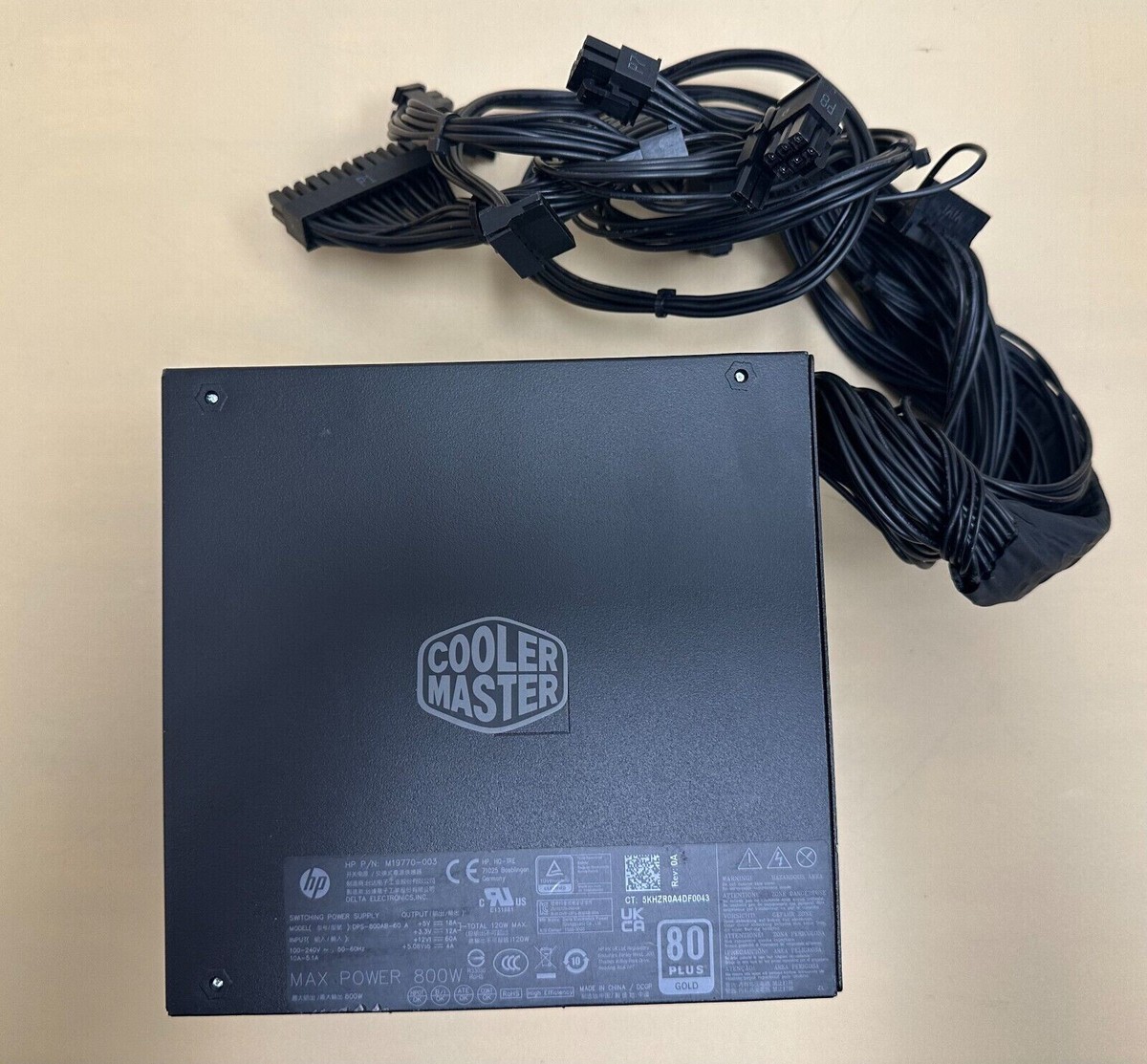 Cooler Master 800W Fully Modular 80 Plus Gold ATX Gaming Power