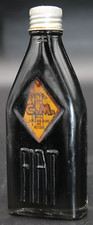 Ancien Tres Rare Bouteille Publicité Huile Mélange Moteur FIAT Scellé No Shell