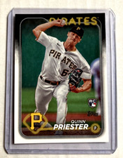 2024 Topps #93- Quinn Priester Rookie Rc Card. rookie card picture