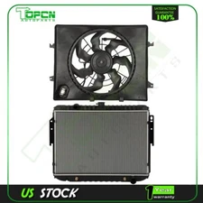 Electric Engine Radiator and Cooling Fan Assembly For 2014-2015 Kia Optima