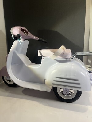 OG Our Generation Battat Vespa scooter bike fits 18 inch American