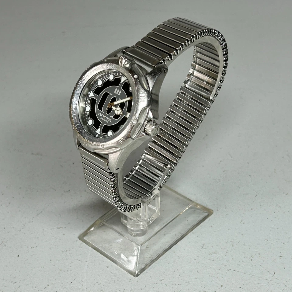 Vintage Animal Double-0-One Watch Elasticated Bracelet Quartz WORKING — 第 3/4 张图片