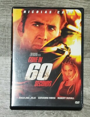 Gone In 60 Seconds DVD Nicolas Cage Angelina Jolie 717951008572 | eBay
