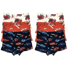 6 PK Toddler Kids Little Boys 100 Cotton Underwear Boxer Briefs 4T 5T 6T 7T 8T