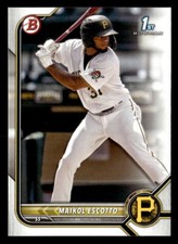 2022 Bowman #BP-52 Maikol Escotto Prospects Card Pittsburgh Pirates