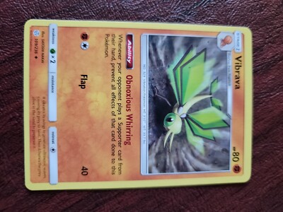Pokémon TCG Vibrava Sun & Moon - Cosmic Eclipse 109/236 Regular Uncommon
