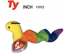 Rare Ty Beanie Baby INCH 1995 Retired P.V.C Pellets Style 4044