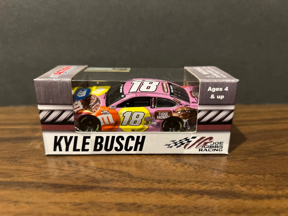 Kyle Busch 2020 #18 M&M's Fudge Brownie Gibbs Toyota Camry 1/64 NASCAR - Image 2 of 3