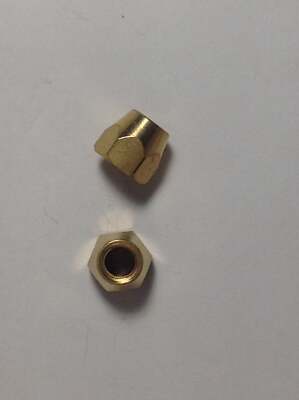 2 Pack USA Spec Brass Truss Rod Nut for Gibson Made in USA OEM Part