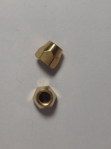 2 Pack USA Spec Brass Truss Rod Nut for Gibson Made in USA OEM Part - 第 1/1 張圖片