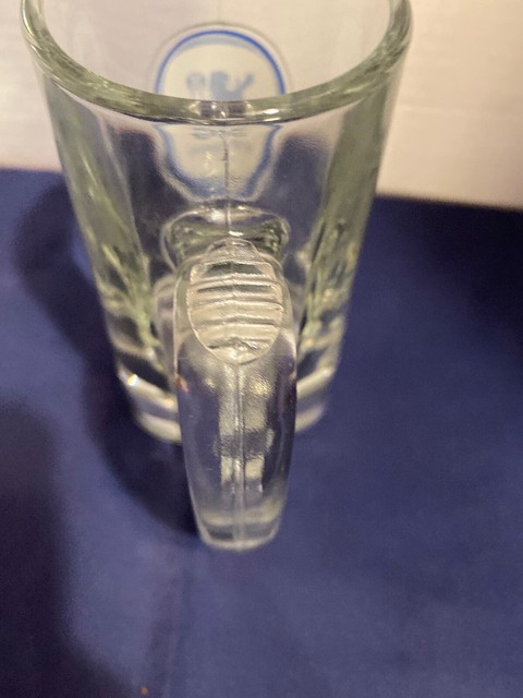 lowenbrau stein glass