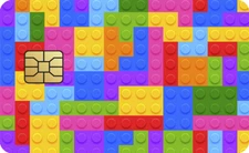 Brick Blocks | Credit Card Cover | Credit Card Skin | Credit Card Sticker
