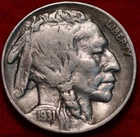 🇺🇸 1931-S San Francisco Mint Buffalo Nickel AU++ USA