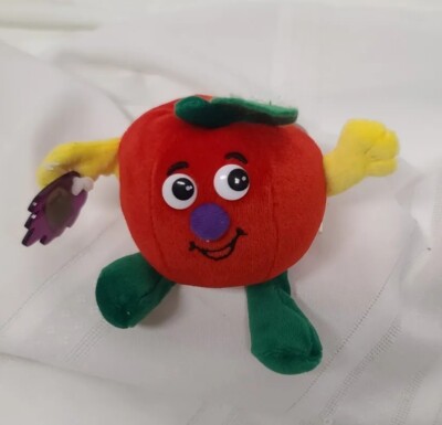 VTG 1998 Toy Box Creations Fruit Seedies Ashley Apple Beanbag Plush NWT [10]