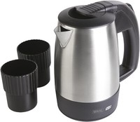 Wahl Small Travel Jug Kettle With 2 Cups 1000 W 500 ml S/Steel, Black - ZX946