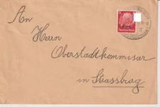 Dt. Bes. WK II, Alsace, Mi. 7, Strasbourg/SST 27.8.41