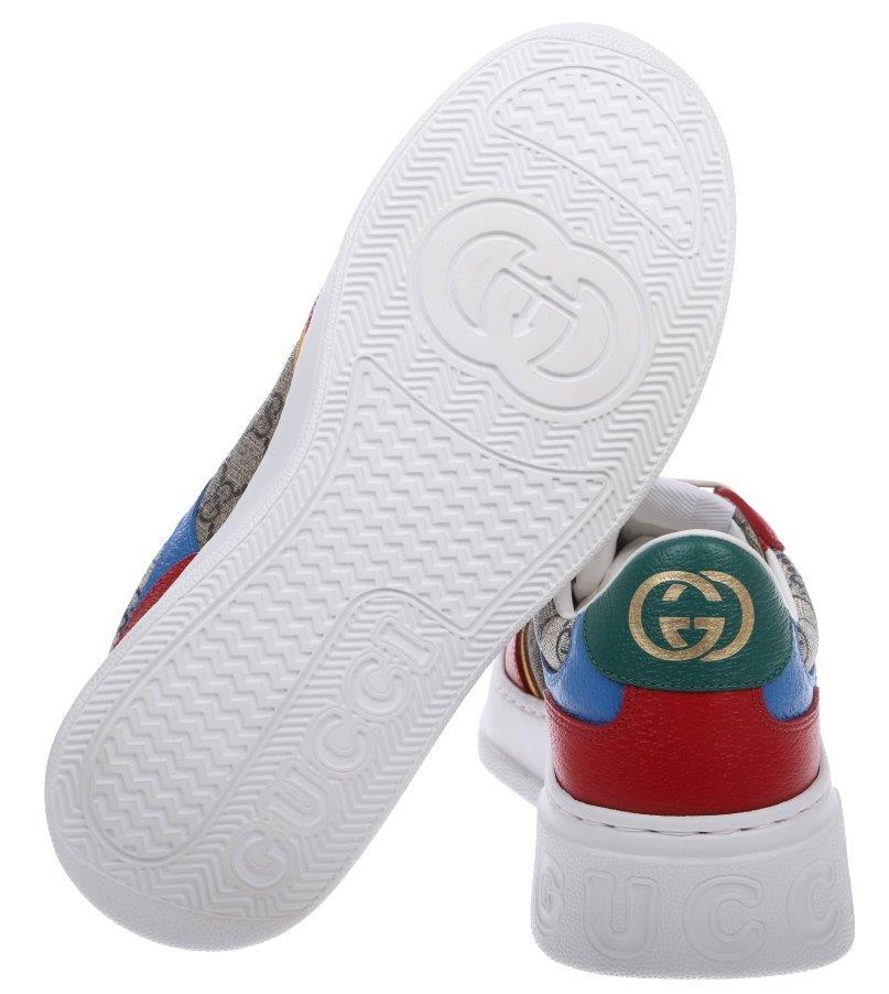 NEW GUCCI MEN'S CURRENT GG EMBOSSED MULTI COLORED SNEAKER NEW GUCCI MEN'S CURRENT GG EMBOSSED MULTI COLORED SNEAKER