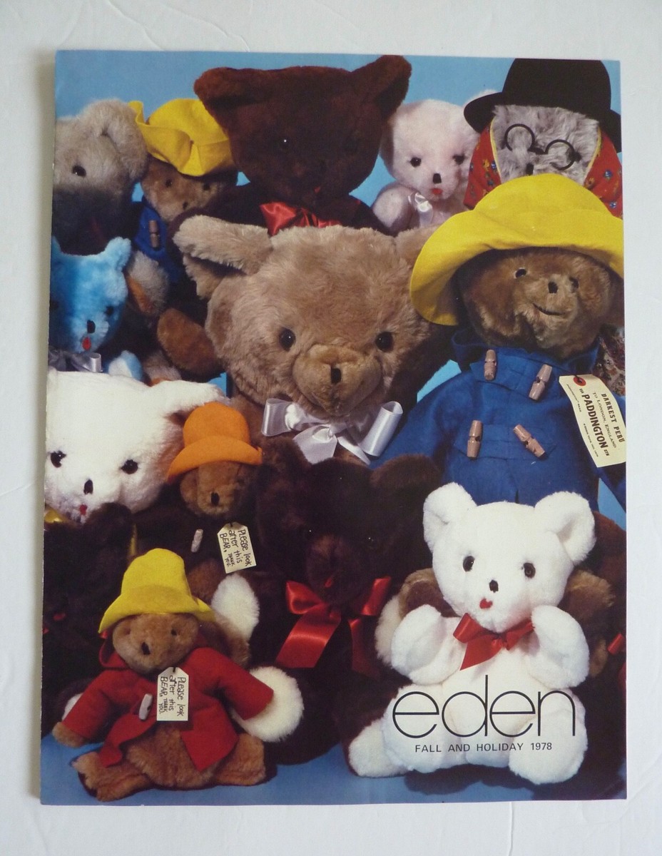 1978 EDEN Toy Plush Animal Dealer Catalog PADDINGTON Beatrix