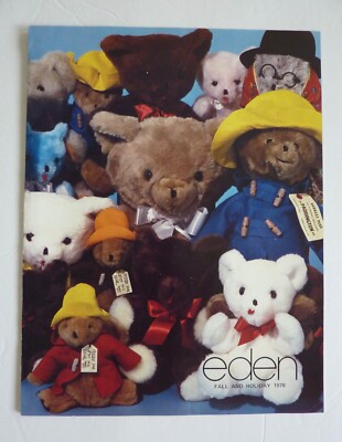 1978 EDEN Toy Plush Animal Dealer Catalog PADDINGTON Beatrix