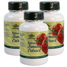 3 x Natural Tomato Extract Lycopene antioxidant Formula 100 Tabs